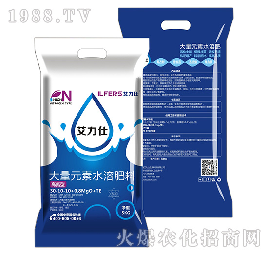 改善品質(zhì)，長效！以色列艾力仕“大量元素水溶肥料”！