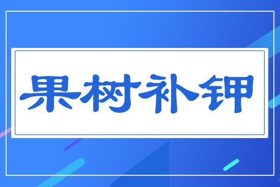 果樹(shù)補(bǔ)鉀