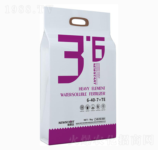 大量元素水溶肥6-40-7+TE 諾思達(dá)