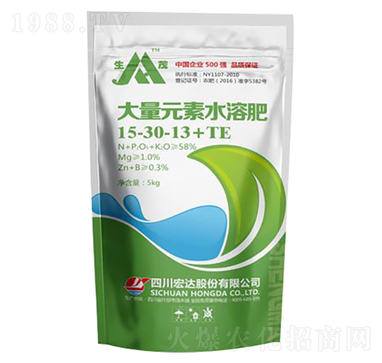 ��΢��Ԫ���ʹ���Ԫ��ˮ�ܷ�15-30-13+TE-��ï-���_(d��)�ɷ�