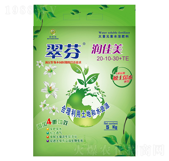 �ߵ���ʹ���Ԫ��ˮ�ܷ�20-10-30+TE-��ҝ�(r��n)����-���(y��ng)��