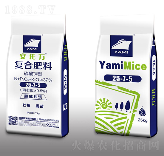 硫酸鉀型復(fù)合肥料25-7-5-安托萬-雅米農(nóng)業(yè)