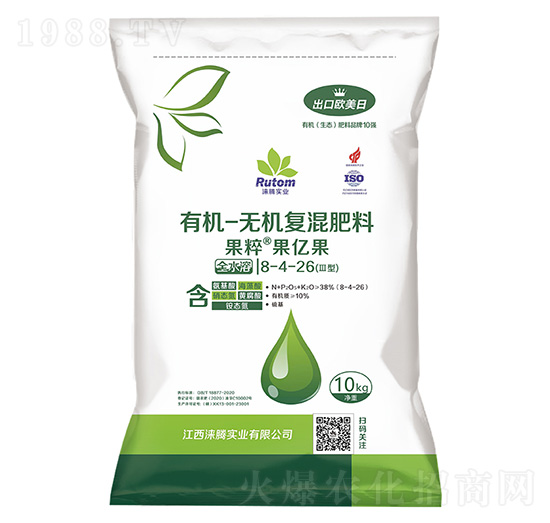 有機(jī)-無(wú)機(jī)復(fù)混肥料8-4-26(Ⅲ型)-果粹果億果-沃野